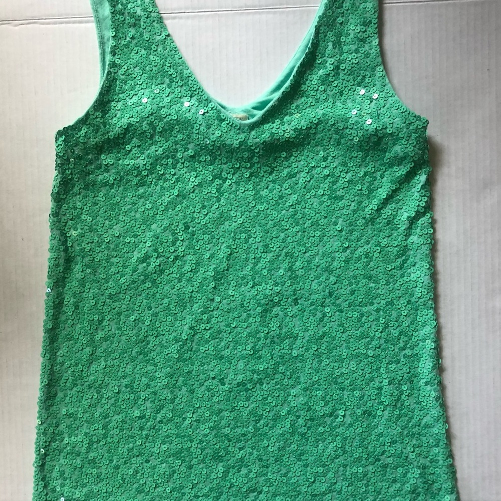 J. CREW Sequin Tank Top, Sz XS